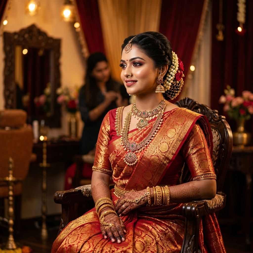 Traditional South Indian Bridal Makeup